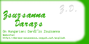 zsuzsanna darazs business card